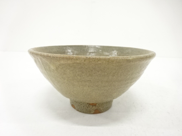 JAPANESE TEA CEREMONY / TEA BOWL CHAWAN / ASH GLAZE / ARTISAN WORK